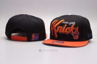 NBA New York Knicks Sombrero Snapbacks Negro