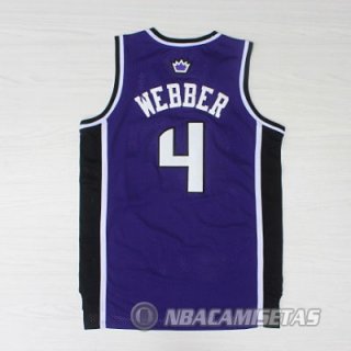 Camiseta purpura Webber Sacramento Kings Revolution 30