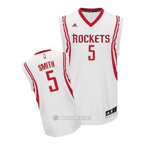 Camiseta Houston Rockets Smith #5 Blanco