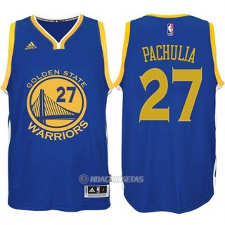 Camiseta Golden State Warriors Pachulia #27 Azul