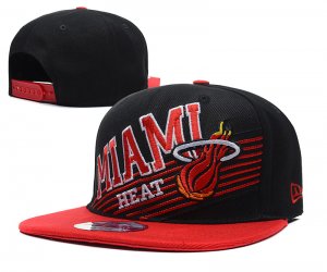 NBA Miami Heat Sombrero Negro Rojo 2015
