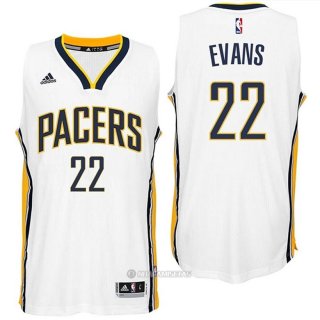 Camiseta Indiana Pacers Evans #22 Blanco