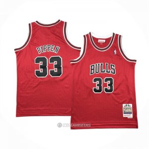 Camiseta Nino Chicago Bulls Scottie Pippen #33 Mitchell & Ness 1997-98 Rojo