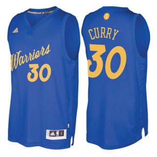 Camiseta Navidad Golden State Warriors Curry #30 Azul