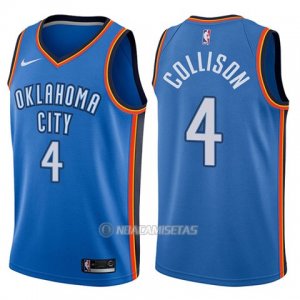 Camiseta Oklahoma City Thunder Nick Collison #4 Swingman Icon 2017-18 Azul