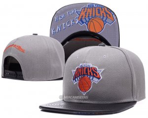 NBA New York Knicks Sombrero Gris Negro