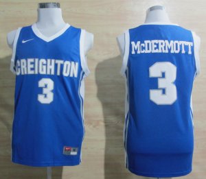 Camiseta McDermott Creighton Bluejays #3 Azul
