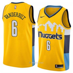 Camiseta Denver Nuggets Jarrojo Vanderbilt #6 Statement 2018 Amarillo