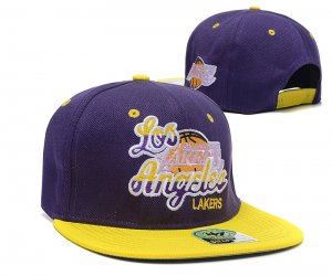 NBA Los Angeles Lakers Sombrero Purpura Amarillo 2016