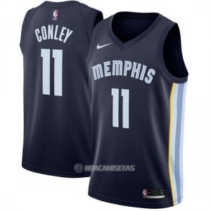 Camiseta Memphis Grizzlies Mike Conley Jr. #11 2017-18 Azul