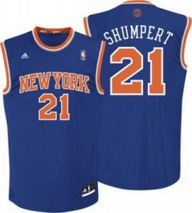 Camiseta Azul Shumpert New York Knicks Revolution 30