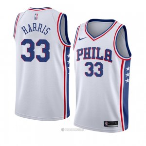 Camiseta Philadelphia 76ers Tobias Harris #33 Association 2018 Blanco