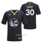 Camiseta Manga Corta Golden State Warriors Curry #30 Negro
