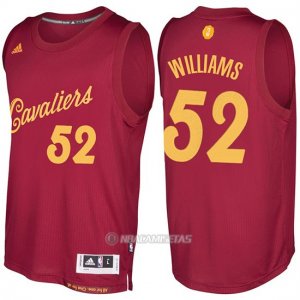 Camiseta Navidad Cleveland Cavaliers Mo Williams #52 Rojo