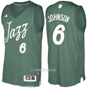 Camiseta Navidad Utah Jazz Joe Johnson #6 Veder
