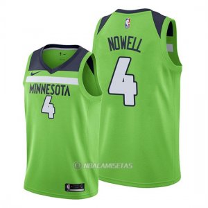 Camiseta Minnesota Timberwolves Jaylen Nowell #4 Statement Verde