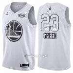 Camiseta All Star 2018 Warriors Draymond Green #23 Blanco