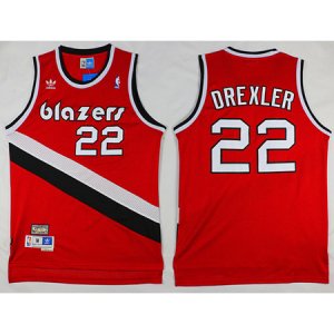 Camiseta Rojo Drexler Portland Trail Blazers #22 Revolution 30