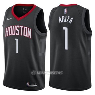 Camiseta Houston Rockets Trevor Ariza #1 Statement 2017-18 Negro