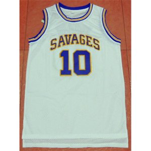 Camiseta NCAA Rodman Savages #10 Blanco