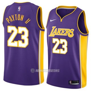 Camiseta Los Angeles Lakers Gary Payton II #23 Statement 2018 Violeta