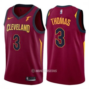 Camiseta Cleveland Cavaliers Isaiah Thomas #3 2017-18 Rojo