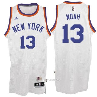 Camiseta Retro New York Knicks Noah #13 Blanco