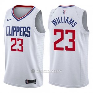 Camiseta Los Angeles Clippers Lou Williams #23 Association 2017-18 Blanco