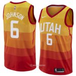 Camiseta Utah Jazz Joe Johnson #6 Ciudad 2018 Amarillo