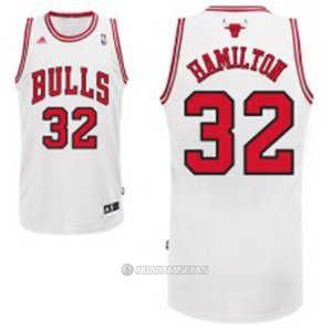 Camiseta Chicago Bulls Hamilton #32 Blanco