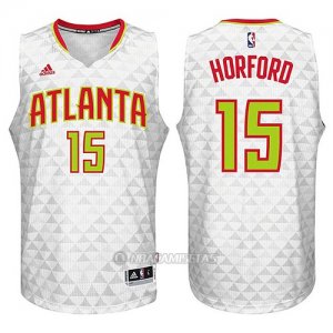 Camiseta Atlanta Hawks Horford #15 Blanco