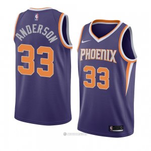 Camiseta Phoenix Suns Ryan Anderson #33 Icon 2018 Violeta