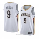 Camiseta New Orleans Pelicans Darius Morris #9 Association 2018 Blanco