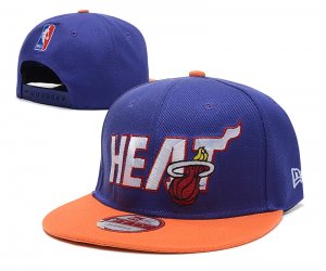 NBA Miami Heat Sombrero Azul Naranja 2016