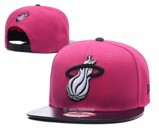 NBA Miami Heat Sombrero Rosa Negro