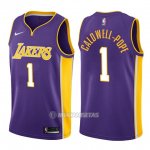 Camiseta Los Angeles Lakers Kentavious Caldwell-Pope #1 Statement 2017-18 Violeta