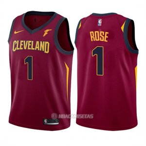 Camiseta Nino Cleveland Cavaliers Derrick Rose Icon #1 2017-18 Rojo