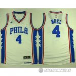 Camiseta Philadelphia 76ers Phila Noel #4 Blanco