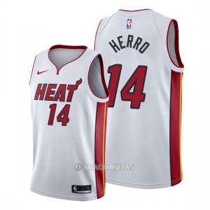 Camiseta Miami Heat Tyler Herro #14 Association 2019-20 Blanco