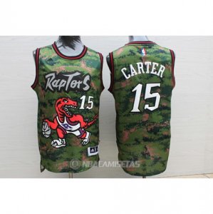 Camiseta Toronto Raptors Vince Carter #15 Verde