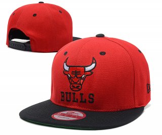 NBA Chicago Bulls Sombrero Negro Rojo