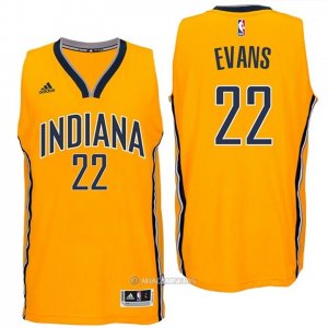 Camiseta Indiana Pacers Evans #22 Amarillo