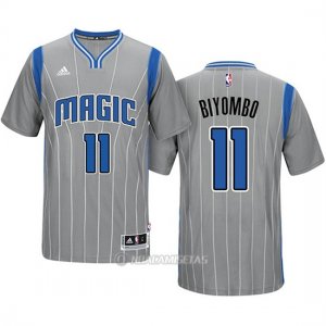 Camiseta Manga Cort Orlando Magic Bismack Biyombo #11 Gray