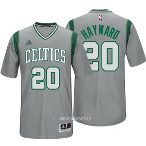 Camiseta Manga Corta Boston Celtics Hayward #20 Gris