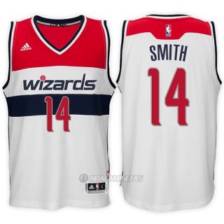 Camiseta Washington Wizards Smith #14 Blanco