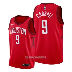 Camiseta Houston Rockets Demarre Carroll #9 Earned 2019-20 Rojo