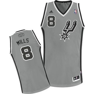 Camiseta San Antonio Spurs Mills #8 Gris