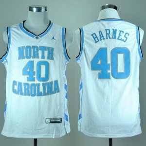 Camiseta Barnes North Carolina Tar Heels #40 Blanco