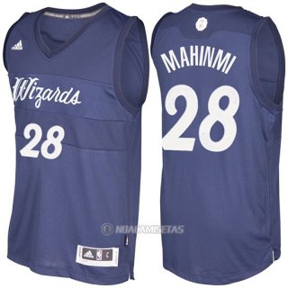 Camiseta Navidad Washington Wizards Ian Mahinmi #28 Azul