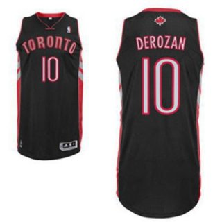 Camiseta Toronto Raptors Derozan #10 Negro